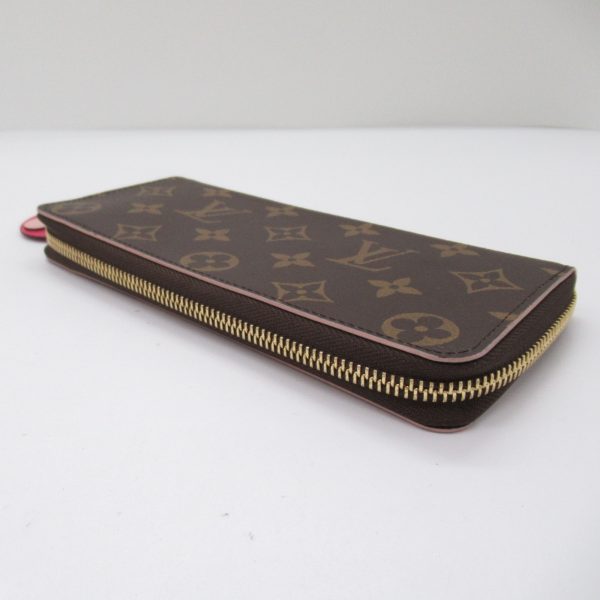 2118700059117 8 Louis Vuitton Clemence Flower Charm Wallet Brown