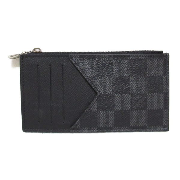 2118700059650 2 Louis Vuitton Coin Card Holder Wallet Black