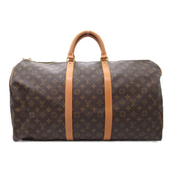 2118700060106 3 Louis Vuitton Keepall 55 Boston Bag Brown