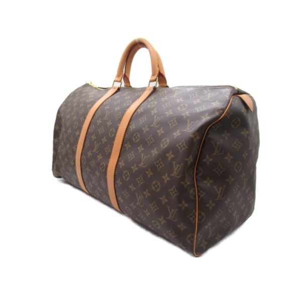 2118700060106 4 Louis Vuitton Keepall 55 Boston Bag Brown