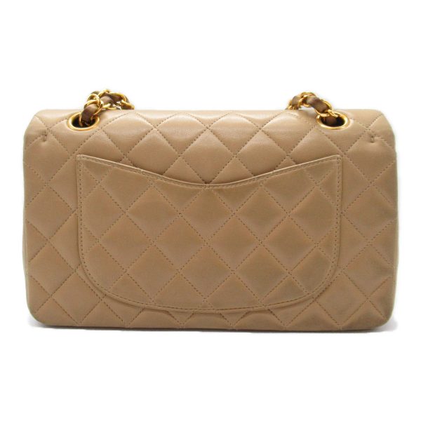 2118700060991 8 Chanel Matelasse Double Flap Shoulder Bag Beige