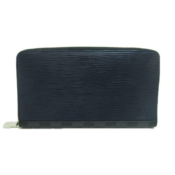 2118800088918 2 Louis Vuitton Zippy NM Round Long Wallet Black