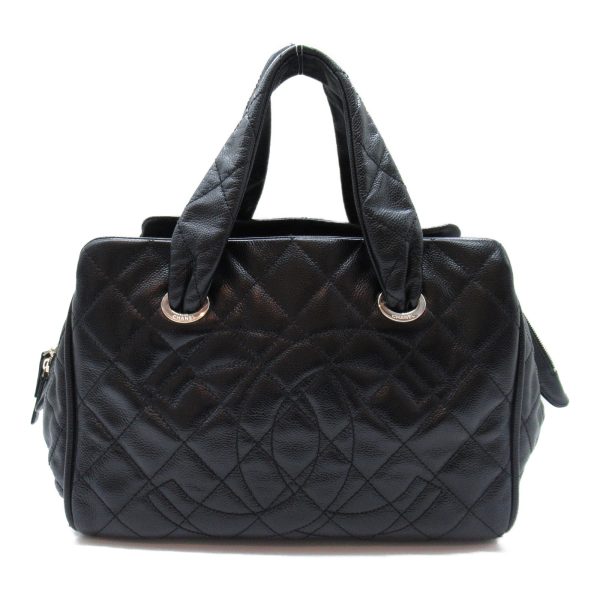 2118800094544 3 Chanel Boston Bag Caviar Skin Grained Calf Black Series