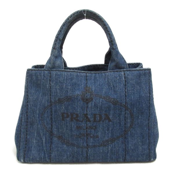 2118800095107 2 Prada Kanapa Tote Bag in Denim Blue Series Blue