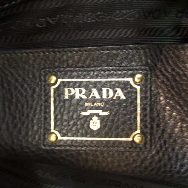 2118800096593 10 Prada Tote Bag in Leather Black