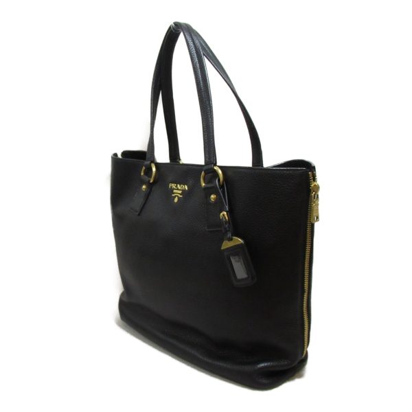 2118800096593 4 Prada Tote Bag in Leather Black