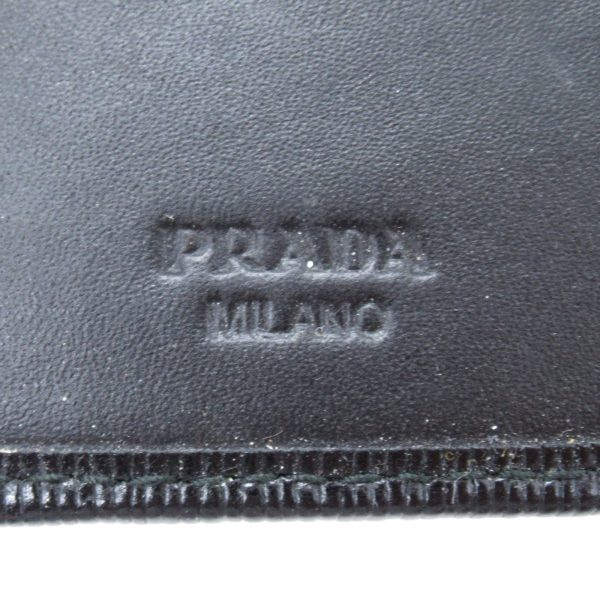 2118800096661 7 Prada 6 Series Key Case in Saffiano Leather Black