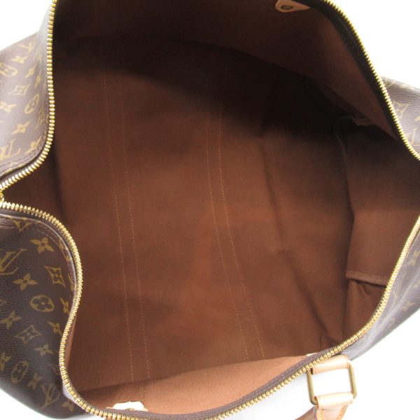 2118800097668 2 Louis Vuitton Keepall 55 Boston Bag Brown