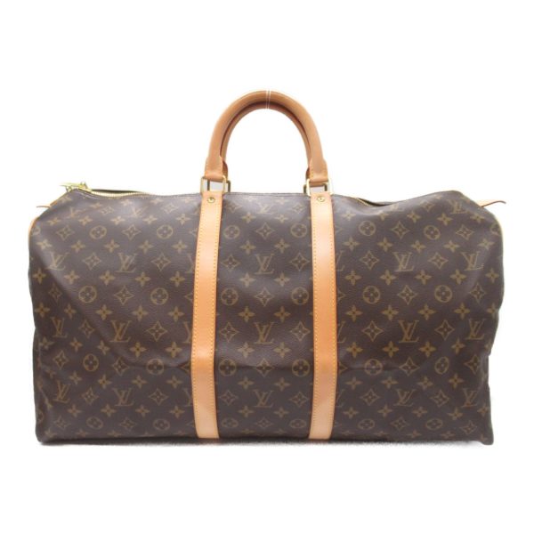 2118800097668 3 Louis Vuitton Keepall 55 Boston Bag Brown