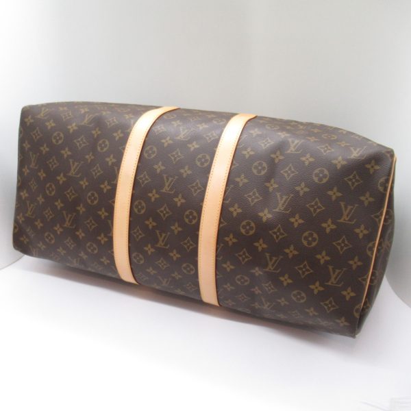 2118800097668 6 Louis Vuitton Keepall 55 Boston Bag Brown