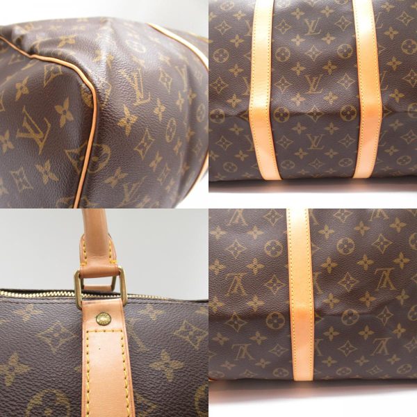 2118800097668 8c Louis Vuitton Keepall 55 Boston Bag Brown