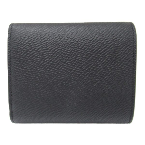 2118900032842 3 Celine Trifold Wallet Calf Black