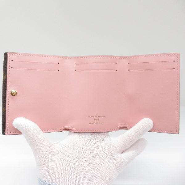 2118900035089 5 Louis Vuitton Portefeuil Celeste Wallet Brown Pink