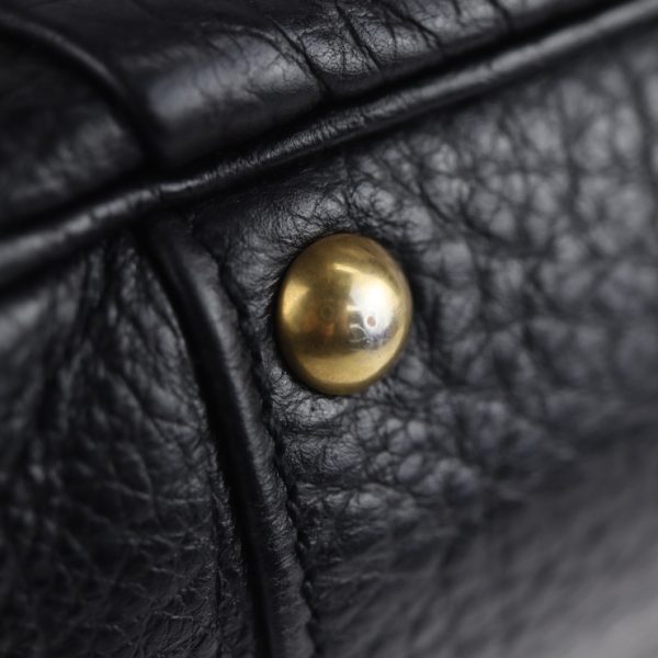 2119043008360 7 Prada Leather Shoulder Bag Black