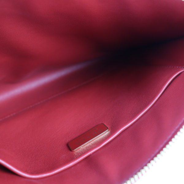 2119083007237 7 Prada Saffiano Leather Clutch Bag Red