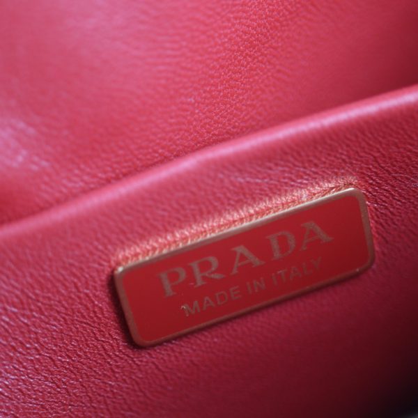 2119083007237 8 Prada Saffiano Leather Clutch Bag Red