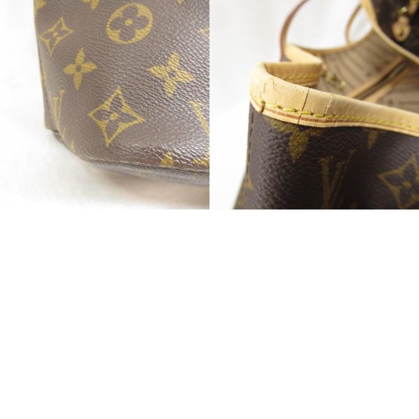 2119900006772 7c Louis Vuitton Neverfull MM Tote Bag Brown