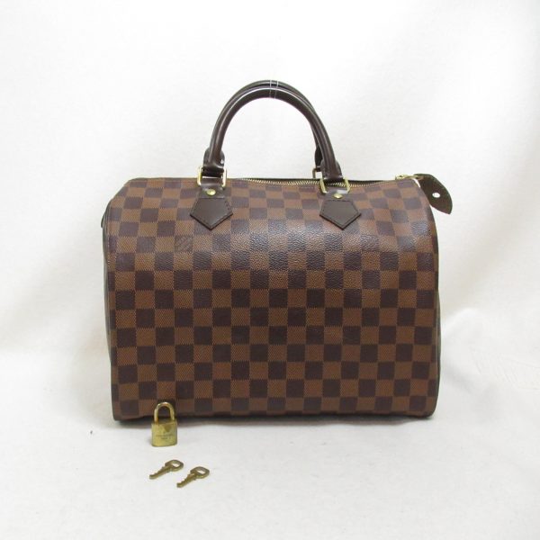 2119900007601 2 Louis Vuitton Speedy 30 Handbag Brown