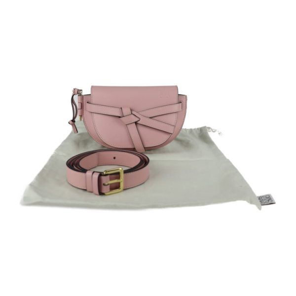 2120063008393 9 Loewe Gate Leather Belt Bag Pink