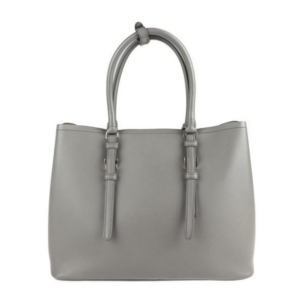 2120123008221 3 Prada Saffiano Leather Handbag Gray