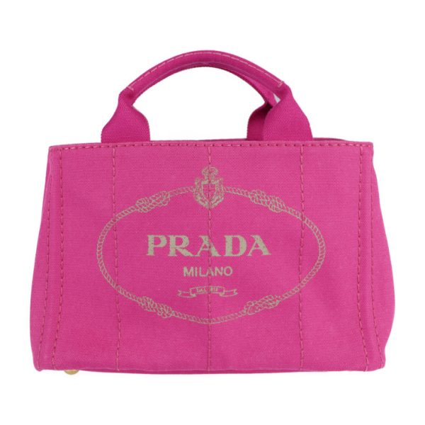 2121033008436 1 Prada Cotton Canvas Kanapa Tote Bag Fuxia