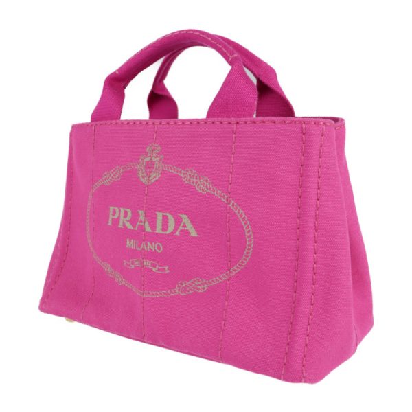 2121033008436 2 Prada Cotton Canvas Kanapa Tote Bag Fuxia