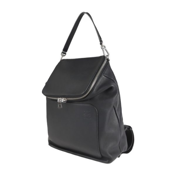 2121033008446 2 Loewe Goya Leather Backpack Black