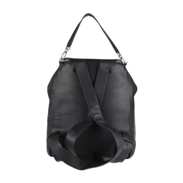 2121033008446 3 Loewe Goya Leather Backpack Black