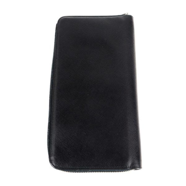 2121033008456 2 Prada Saffiano Leather Wallet Black