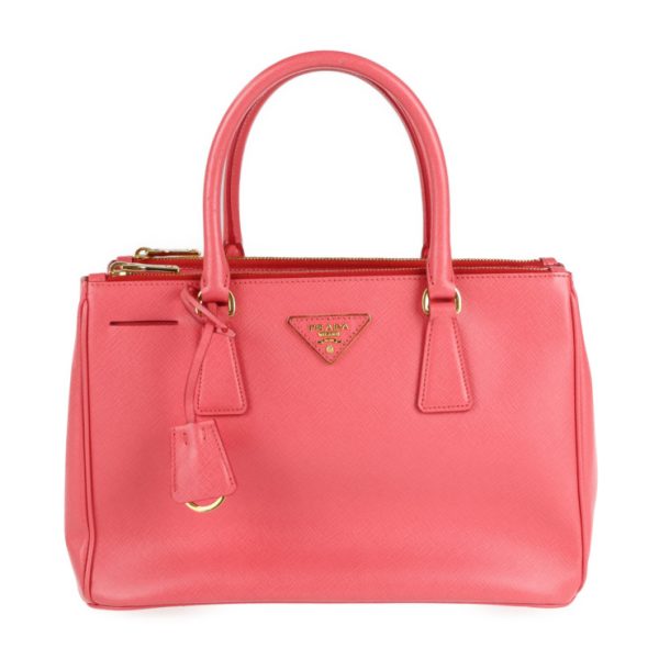 2121033008466 1 Prada Saffiano Leather Galleria Handbag Fragola