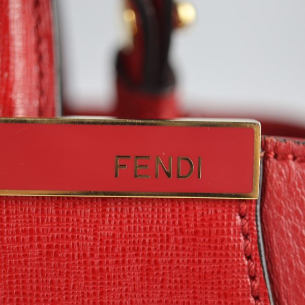 2121033008512 7 Fendi Petit Toujours Leather Handbag Red