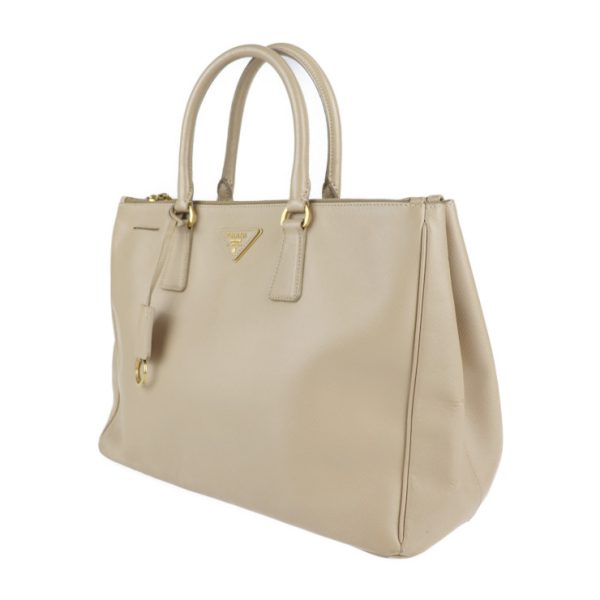 2121103007246 2 Prada Saffiano Leather Tote Bag Beige