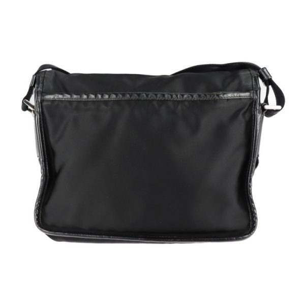 2121103007256 3 Prada Nylon Leather Crossbody Black