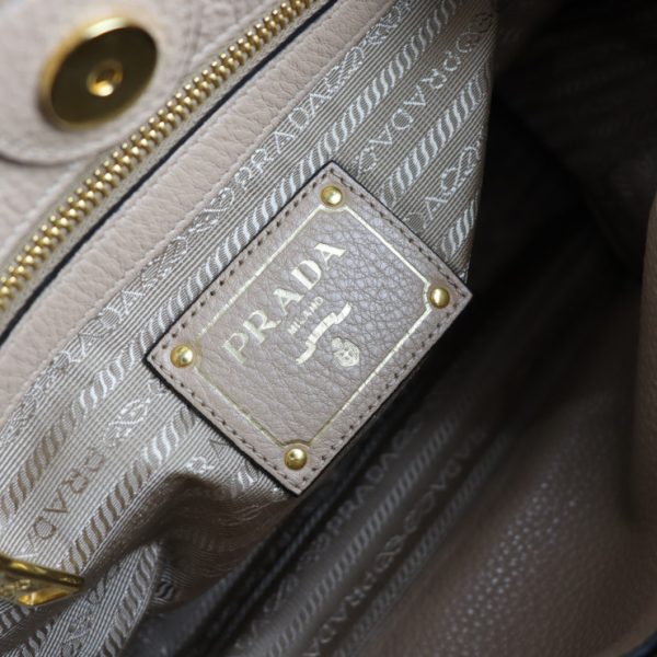 2122043007439 8 Prada Leather Handbag Cammeo