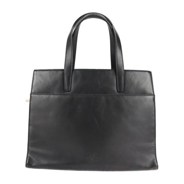 2122073007274 1 Loewe 2WAY Tote Bag Leather Black Anagram