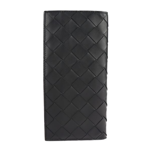 2122073007303 3 Bottega Veneta Intrecciato Leather Bifold Wallet Black