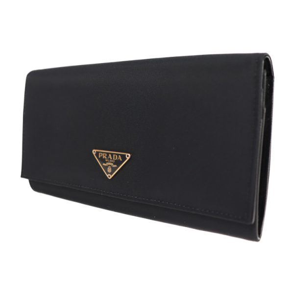 2122073007315 2 Prada Nylon Long Wallet Black