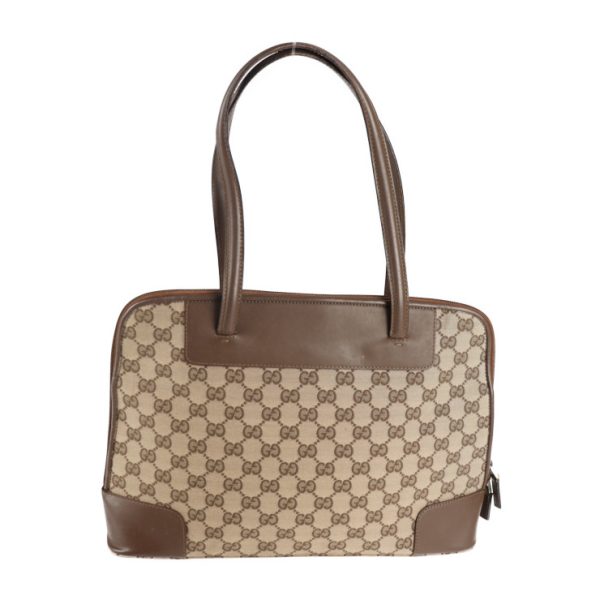 2123093007400 3 GUCCI Handbag GG Canvas Beige Brown