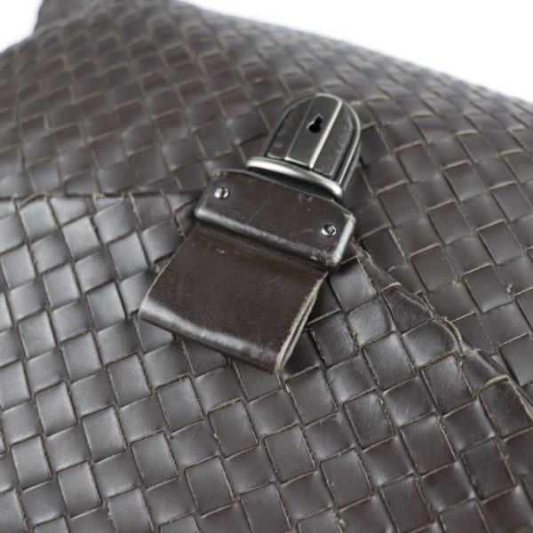 2123123007292 8 Bottega Veneta Intrecciato Leather Business Bag Dark Brown