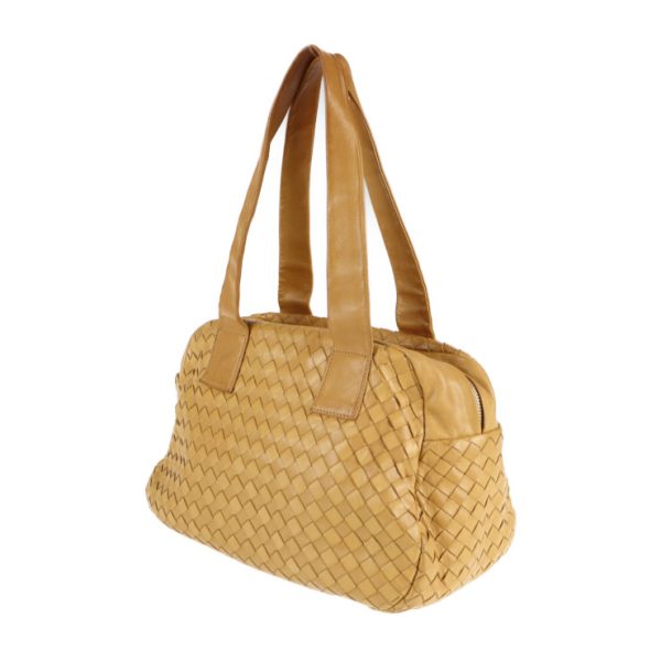 2124033002589 2 Bottega Veneta Intrecciato Handbag Leather Camel