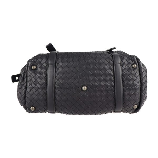 2124063002476 4 Bottega Veneta Montaigne Intrecciato Leather Handbag Black