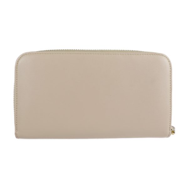 2124063002533 3 Salvatore Ferragamo Gancini Calf Leather Long Wallet Beige