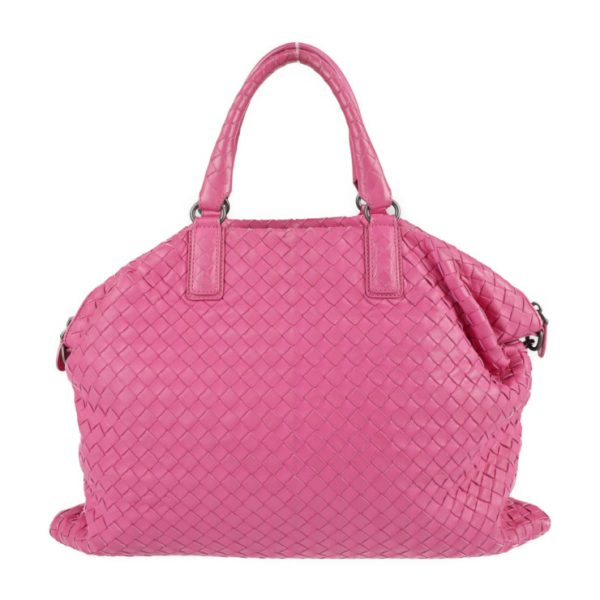 2124103008282 3 Bottega Veneta Convertible Intrecciato Leather Handbag Pink