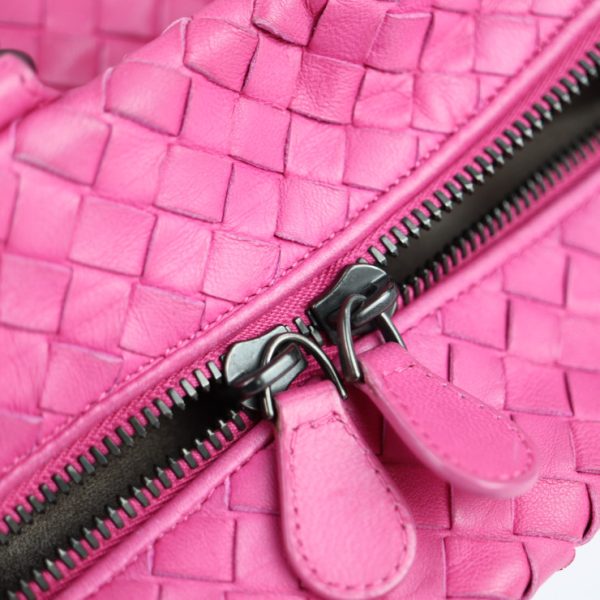 2124103008282 7 Bottega Veneta Convertible Intrecciato Leather Handbag Pink