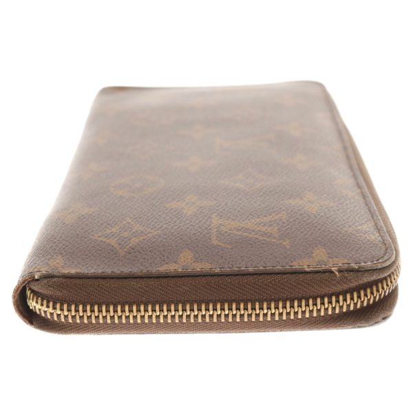 2124a150003 3 LOUIS VUITTON Zippy Organizer Monogram Long Wallet Canvas Brown