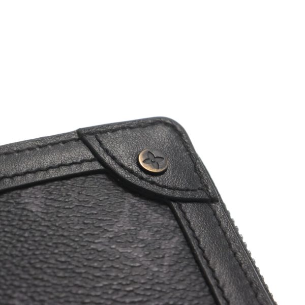 2124b160022 4 LOUIS VUITTON Monogram Trunk Zippy Wallet Canvas Black