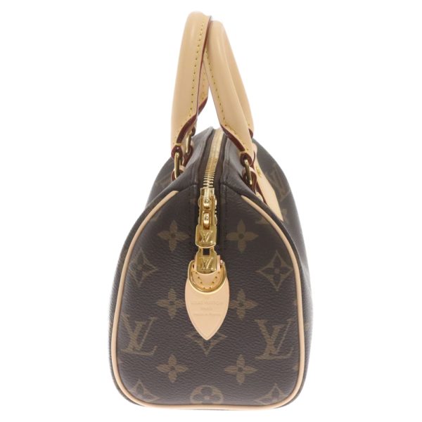 2124f050016 3 LOUIS VUITTON Speedy Bandouliere Shoulder Bag Canvas Brown