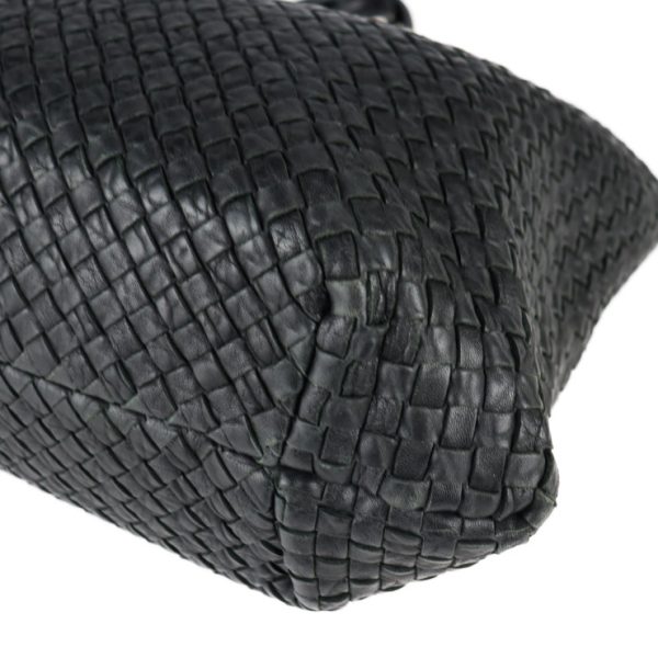 2125083007377 5 Bottega Veneta Capri Intrecciato Leather Tote Bag Black