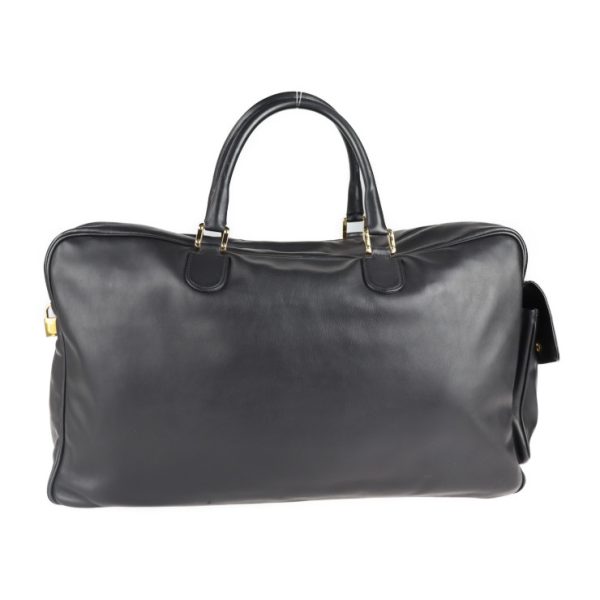 2126033001664 3 Loewe Leather Boston Shoulder Bag Black