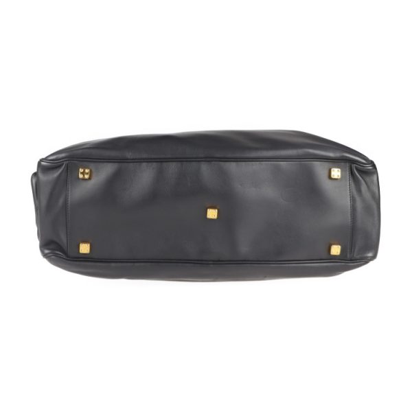 2126033001664 4 Loewe Leather Boston Shoulder Bag Black